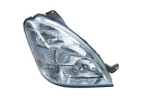 Headlight right H7+H1 +Moteur Elect. 2815962 Van Wezel