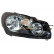 Headlight right H7+H15 Type Hella 5863964 Van Wezel