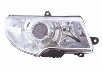 Headlight right H7+H3 without Headlight WASH HOLES 7636962 Van Wezel