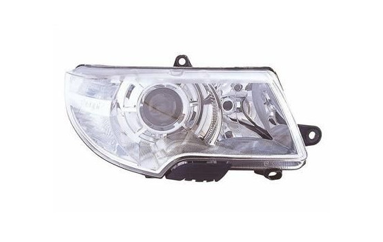 Headlight right H7+H3 without Headlight WASH HOLES 7636962 Van Wezel, Image 2