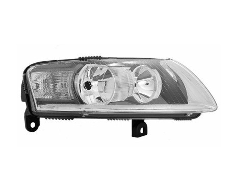 Headlight right H7+H7 0318962 Van Wezel