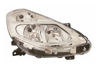 Headlight right H7+H7 Chrome 4333962 Van Wezel