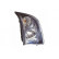 Headlight right H7+H7 +electric 5862962 Van Wezel