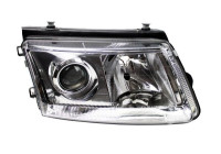 Headlight right H7+H7 electrically adjustable 441-1156RXND7E Depo