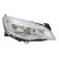 Headlight right H7+H7 including actuator 3749962 Van Wezel