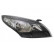 Headlight right H7+H7 including ADJUSTING MOTOR BLACK 4377964 Van Wezel, Thumbnail 2