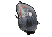 Headlight right H7+H7 including ADJUSTING MOTOR Smoked 0177964 Van Wezel