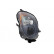Headlight right H7+H7 including ADJUSTING MOTOR Smoked 0177964 Van Wezel, Thumbnail 2