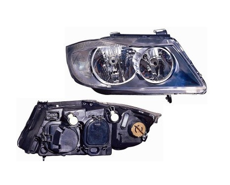 Headlight right H7+H7 type Valeo 0657962 Van Wezel