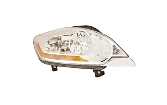 Headlight right H7+H7 without Headlight WASH HOLES including MOTOR 1905962 Van Wezel