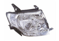 Headlight right H9+H11 +/- electric 3246962 Van Wezel