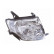 Headlight right H9+H11 +/- electric 3246962 Van Wezel
