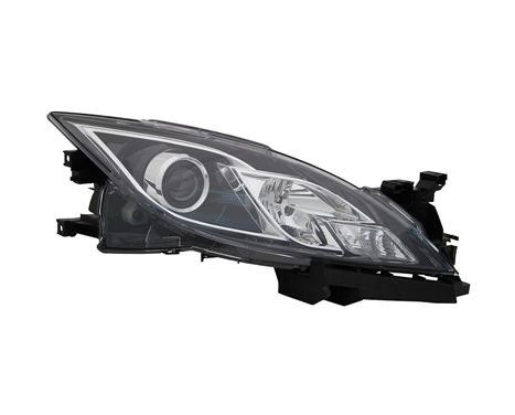 Headlight right H9+H11 +Moteur Elect. 2756962 Van Wezel