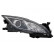 Headlight right H9+H11 +Moteur Elect. 2756962 Van Wezel, Thumbnail 2