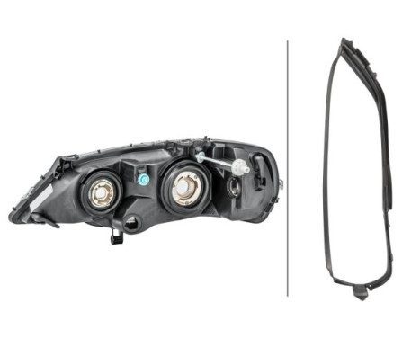 Headlight, right, halogen 1LG 007 640-341 Hella, Image 2