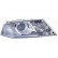 Headlight right LOOK'Xenon' H7+H1 7622964 Van Wezel
