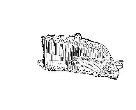 Headlight right Man.Verst. & ElectricAdjust. until '97 4036942 Van Wezel, Image 2