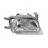 Headlight right REGleft ELECT. from '96 5214962 Van Wezel