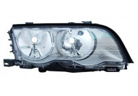 Headlight right SILVER until 8/'02 including actuator 0646962 Van Wezel