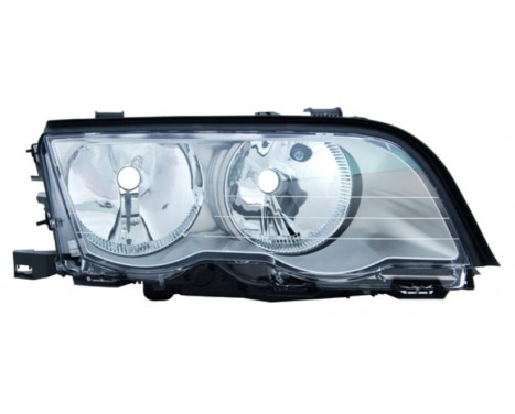 Headlight right SILVER until 8/'02 including actuator 0646962 Van Wezel