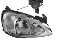 Headlight right to '03 3777962 Van Wezel