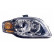 Headlight right to '07 H7+H7 0326962 Van Wezel