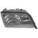 Headlight right to '97 H1+H1+H3 3030962 Van Wezel