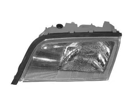 Headlight right to '97 H1+H1+H3 3030962 Van Wezel, Image 3