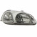Headlight right to '98 +Electric CONTROL left (adjuster motor screwed) 2527964 Van Wezel