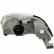 Headlight right to '98 +Electric CONTROL left (adjuster motor screwed) 2527964 Van Wezel, Thumbnail 2