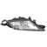 Headlight right to 7/'00 H7+H3 1773962 Van Wezel