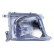 Headlight right to 7/'99 H4 5381942 Van Wezel, Thumbnail 2