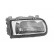 Headlight right until 3/'98 7615962 Van Wezel
