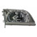 Headlight right until 6/'02 3261962 Van Wezel