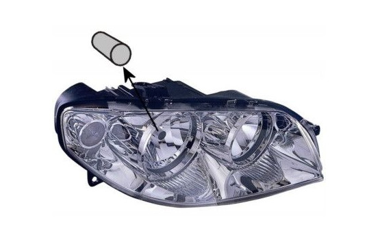 Headlight right until 6/'04 1622962 Van Wezel, Image 2