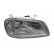 Headlight right until 8/'97 H4 +ELECT.CONTROL left 5375964 Van Wezel