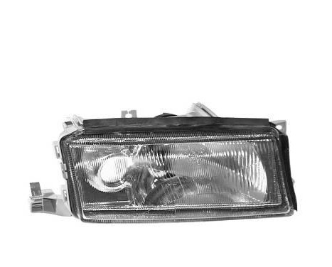 Headlight right until 9/'00 H4 + H3 (with FOG LIGHT HOLE) 7620964 Van Wezel