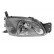 Headlight right with flashing light from '00 including actuator 1831962 Van Wezel