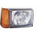Headlight right with flashing light from '86 ORANGE +REGlinks 1708962 Van Wezel