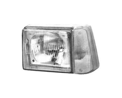 Headlight right with flashing light from '86 ORANGE +REGlinks 1708962 Van Wezel, Image 2