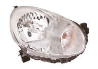 Headlight right with flashing light H4 + electric 3334962 Van Wezel
