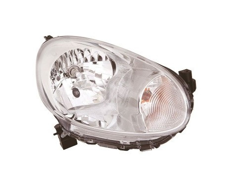 Headlight right with flashing light H4 + electric 3334962 Van Wezel