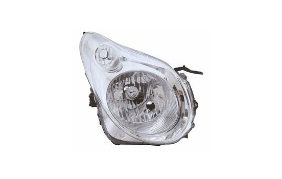 Headlight right with flashing light H4 + electric 5208962 Van Wezel