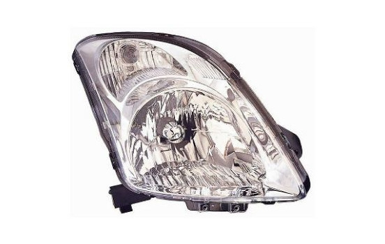 Headlight right with flashing light H4 + electric 5222962 Van Wezel, Image 2