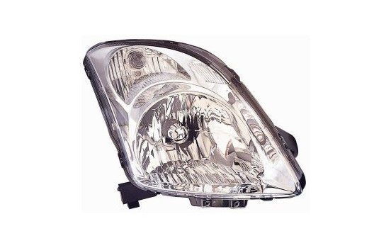 Headlight right with flashing light H4 + electric 5222962 Van Wezel