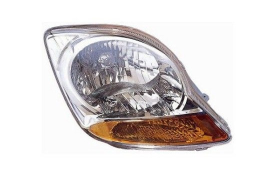 Headlight right with flashing light H4 + Electric Motor 0807962 Van Wezel