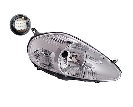Headlight right with flashing light H4 + Electric Motor 1624962 Van Wezel, Image 2