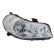Headlight right with flashing light H4 including MOTOR Type Koito(JPP) 5263964 Van Wezel