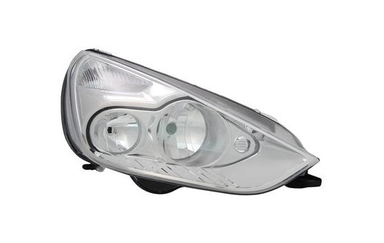 Headlight right with flashing light H7+H1 + Electric Motor 1869962 Van Wezel