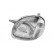 Headlight right with flashing light until 7/'01 + ELECTRICAL REGULATION 8202962 Van Wezel, Thumbnail 3